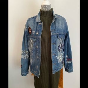 Zara oversized Jean jacket